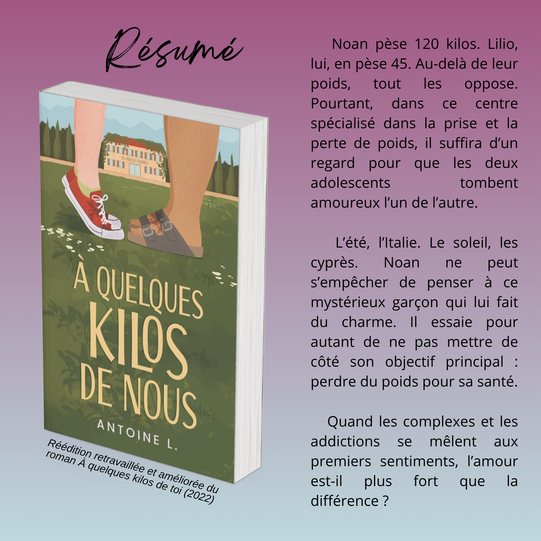 À quelques kilos de nous (Précommandes)